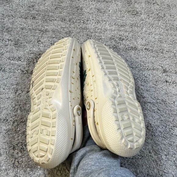 Disney Parks 2022 Christmas Mickey Mouse Donald Duck Adult Clogs Crocs - Picture 5 of 6